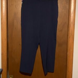 Banana Republic Dark Blue Cropped Pants size 14 NWT